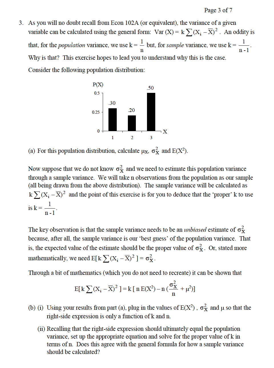 Solved Page 3 of 7 3. As you will no doubt recall from Econ | Chegg.com