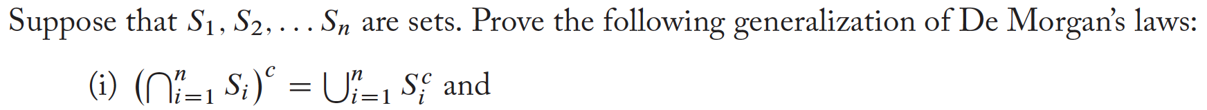 S2 Top Set Math Equations Solved Suppose that S1, S2, ... Sn are sets. Prove the | Chegg.com