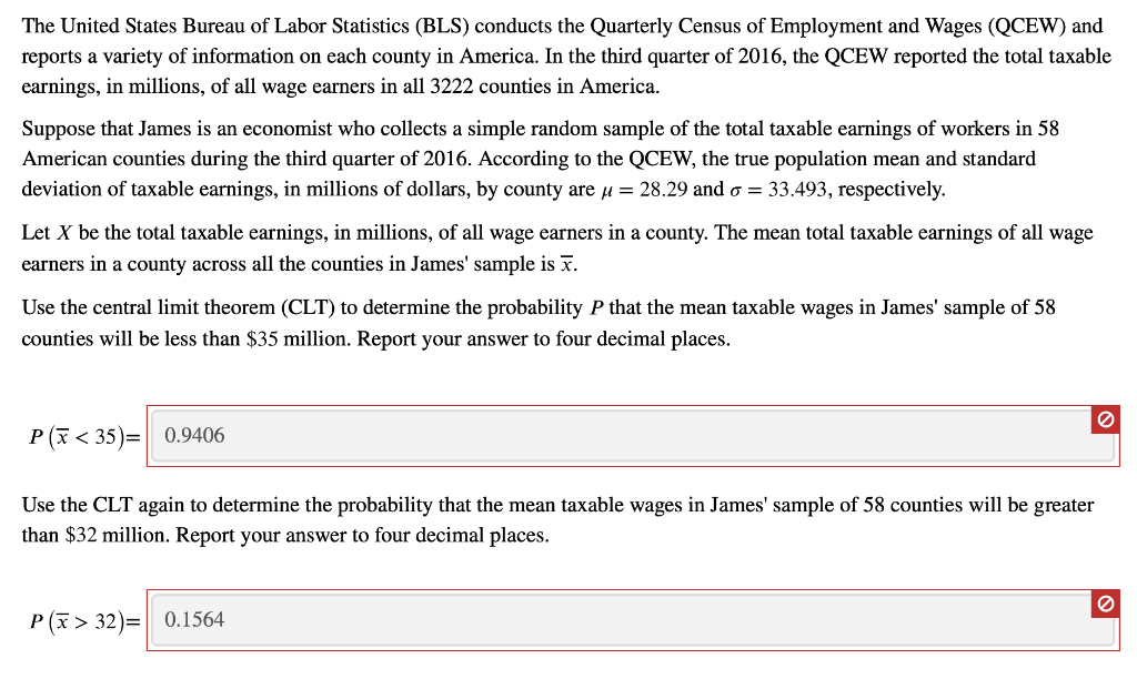 Solved The United States Bureau Of Labor Statistics (BLS) | Chegg.com