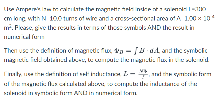 Solved Use Ampere's law to calculate the magnetic field | Chegg.com