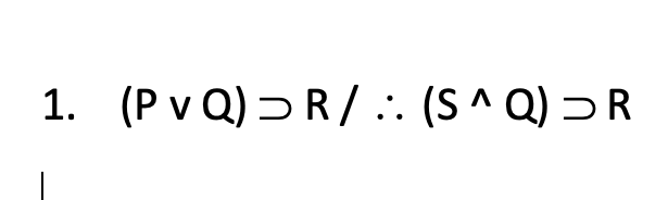 Solved Construct A Formal Proof Of Validity For Each Of The 