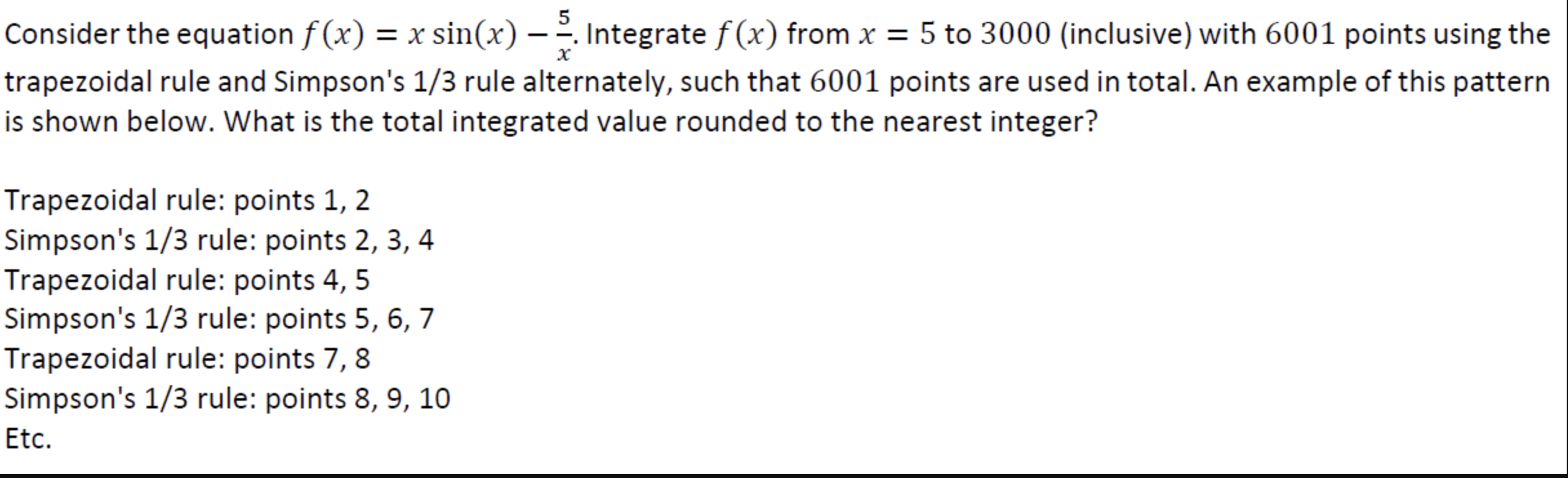 Solved 5 = х Consider the equation f(x) = x sin(x) - | Chegg.com