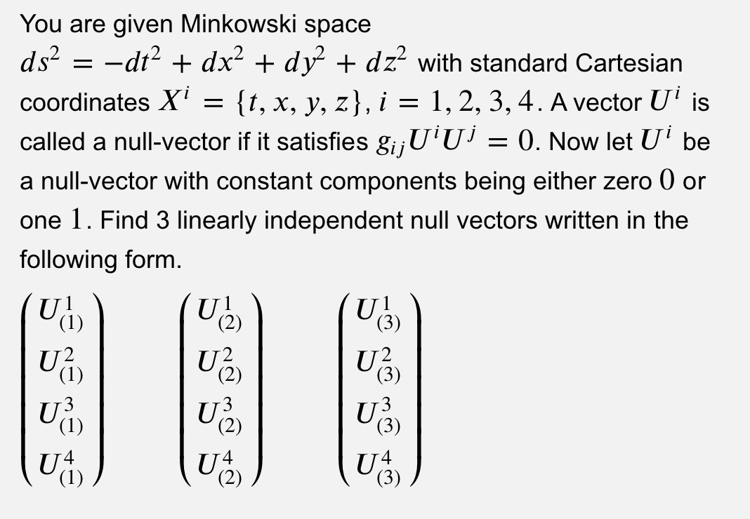 solved-you-are-given-minkowski-space-ds2-dt2-dx2-dy2-dz2-chegg