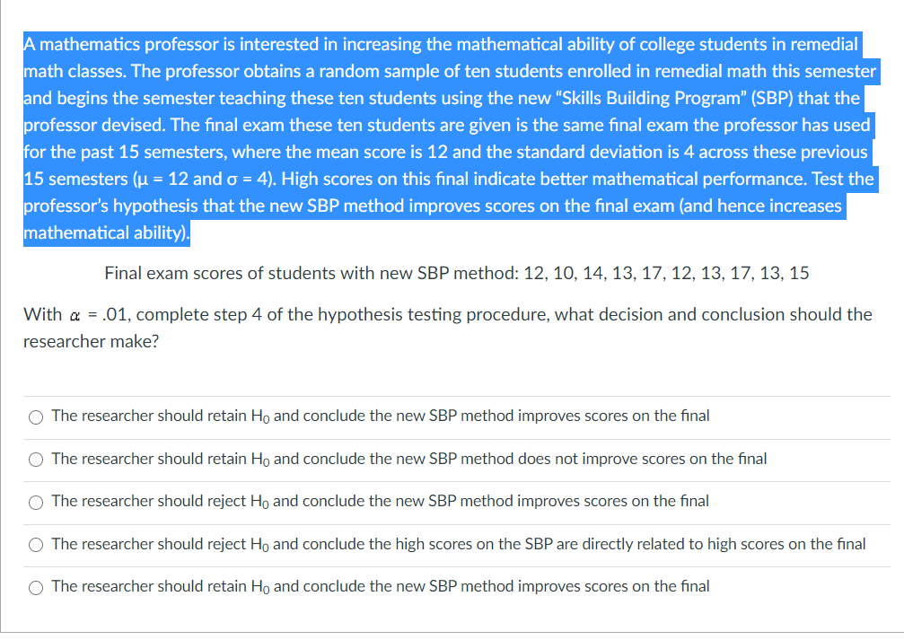 solved-a-mathematics-professor-is-interested-in-increasing-chegg