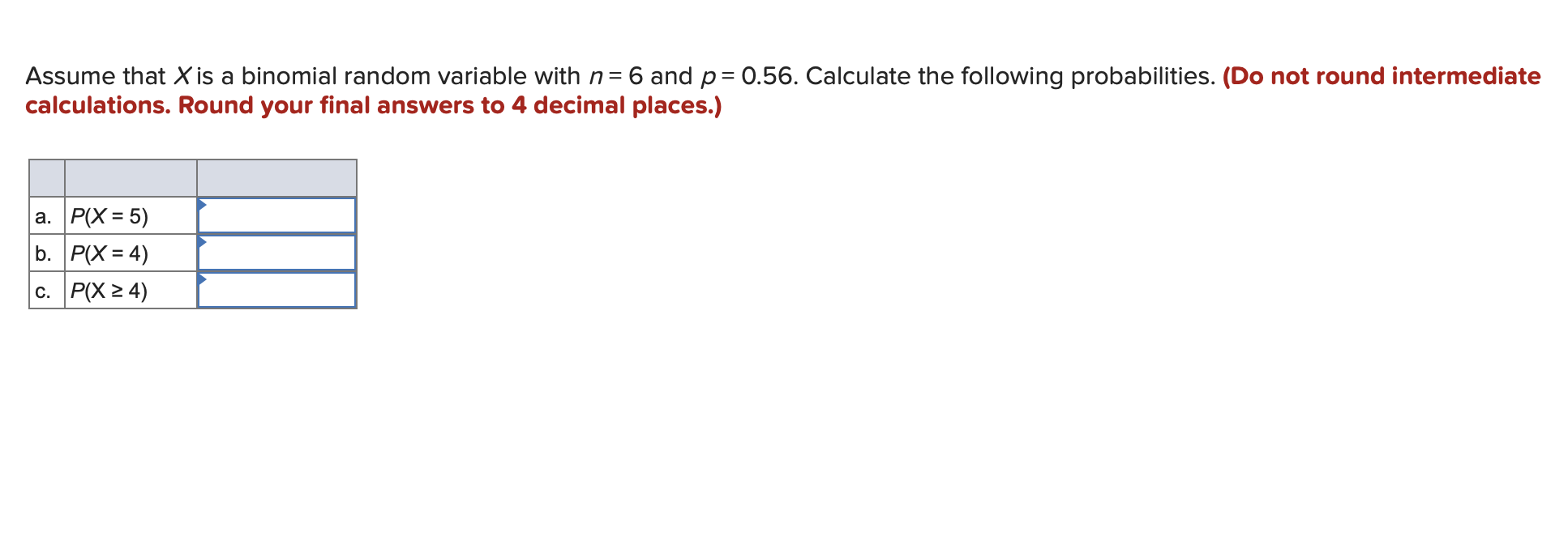 Solved = Assume that X is a binomial random variable with n= | Chegg.com
