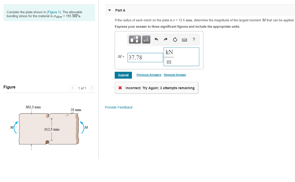 Solved Part A Consider the plate shown in (Figure 1). The | Chegg.com