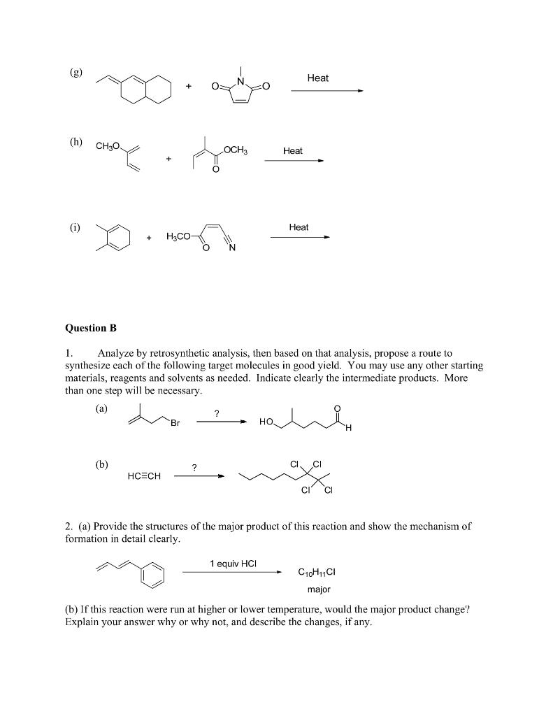 Solved CHEM2441B Problem Set 2 Submit Each Question (A, B) | Chegg.com