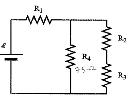 Solved 5. This circuit has an ideal battery with an emf | Chegg.com