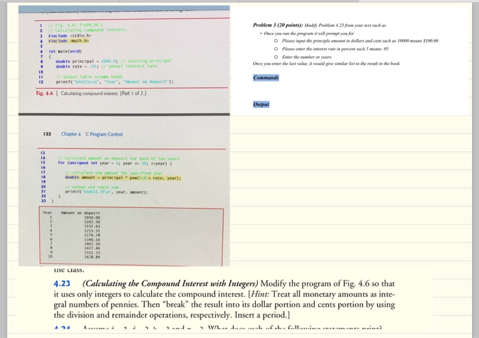 Solved Problem & (20 points:Modify Problen 4.23 froe your | Chegg.com