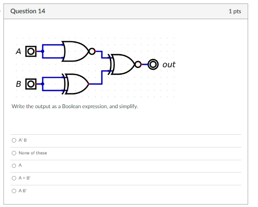 Solved Find a Boolean expression that's equivalent to this | Chegg.com
