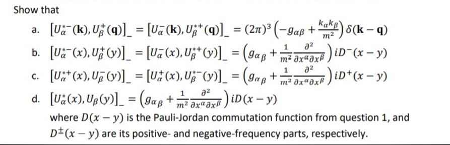 Show That A Ua K Uj 9 Ua K Ug Q Chegg Com