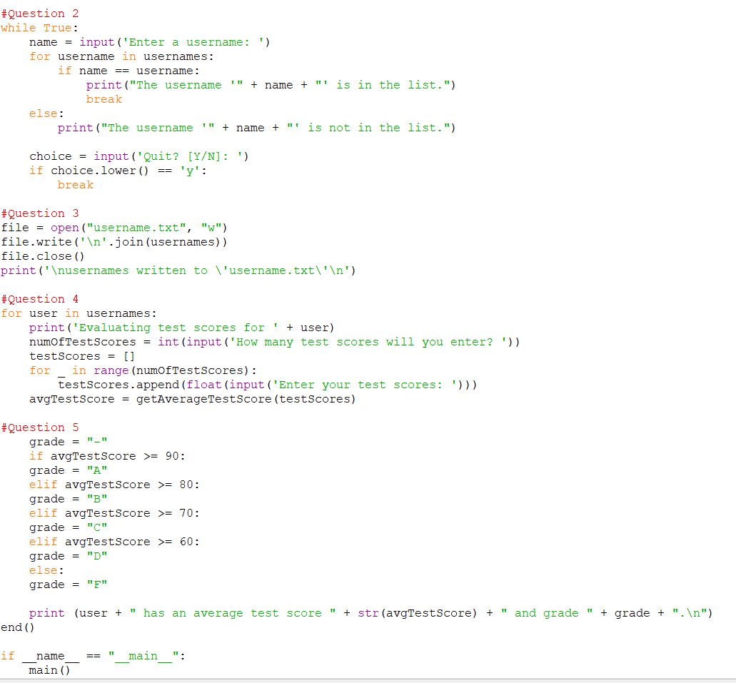 Solved This program requires you to define a main function. | Chegg.com