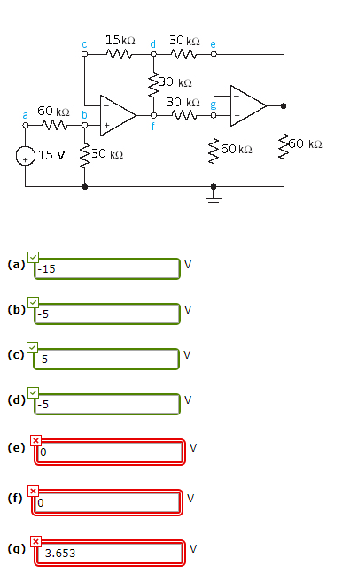 Solved Determine The Node Voltages A Va B Vb C Vc Chegg Com