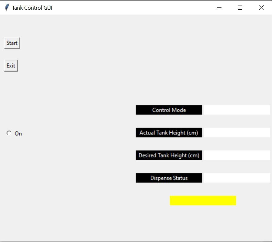 Solved I am making a python GUI to simulate the filling of a | Chegg.com
