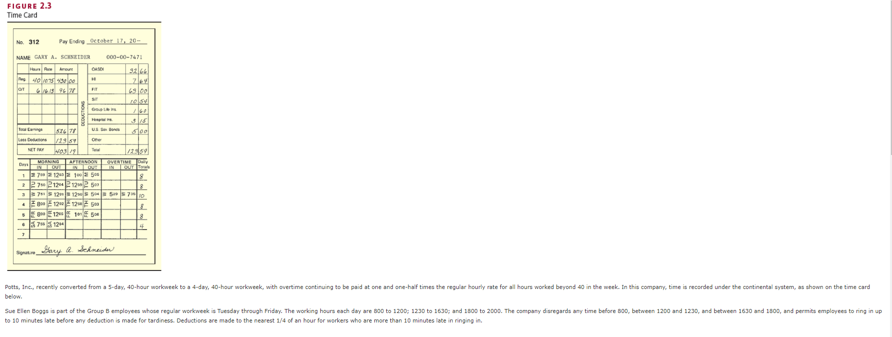Solved Caplan is a salaried employee who normally