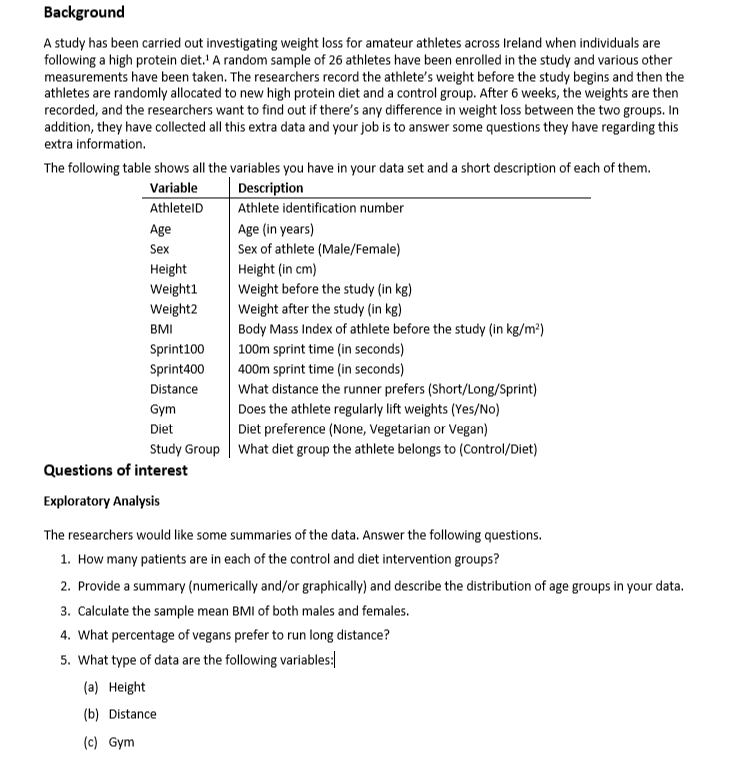 Solved Background A study has been carried out investigating Chegg Amateur 743x761 photo Solved Background A study has been carried out investigating Chegg