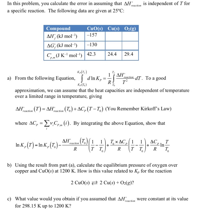 Solved In this problem, you calculate the error in assuming | Chegg.com