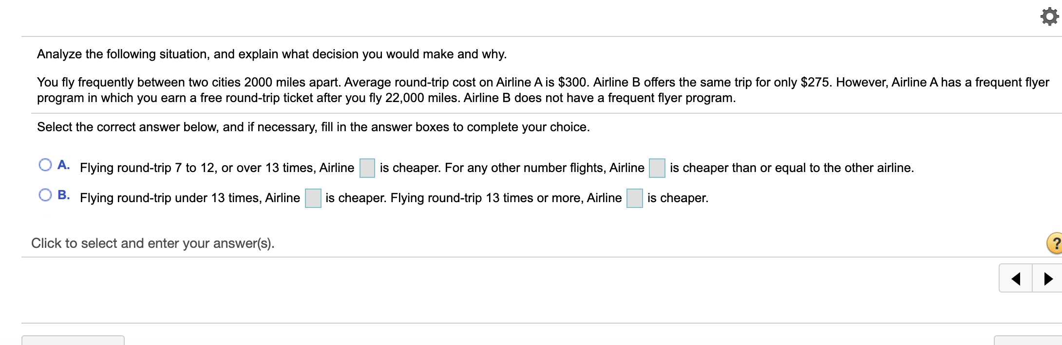 Solved Analyze the following situation, and explain what