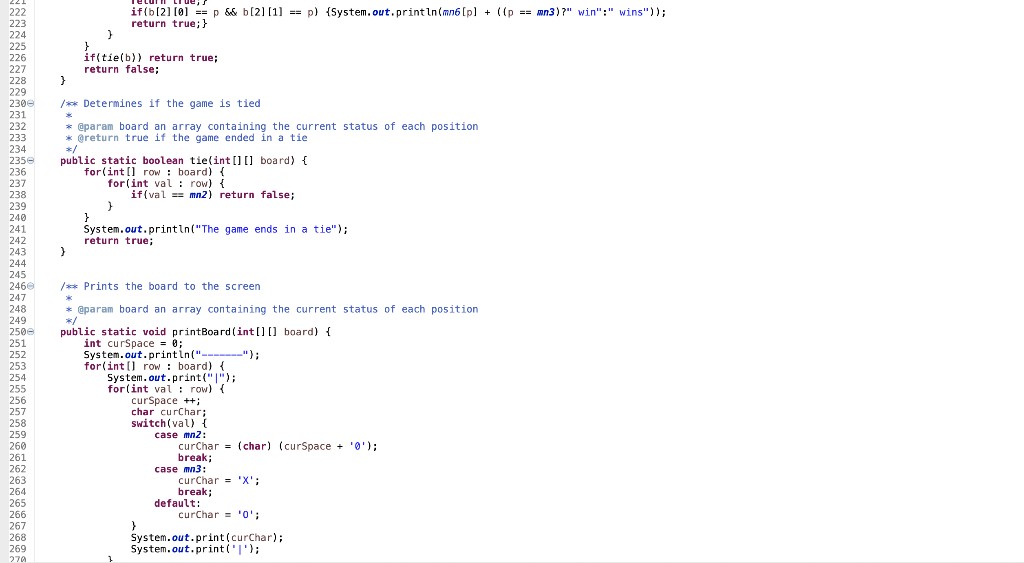 12.10 Code Refactor 2: Tic Tac Toe Please note that | Chegg.com