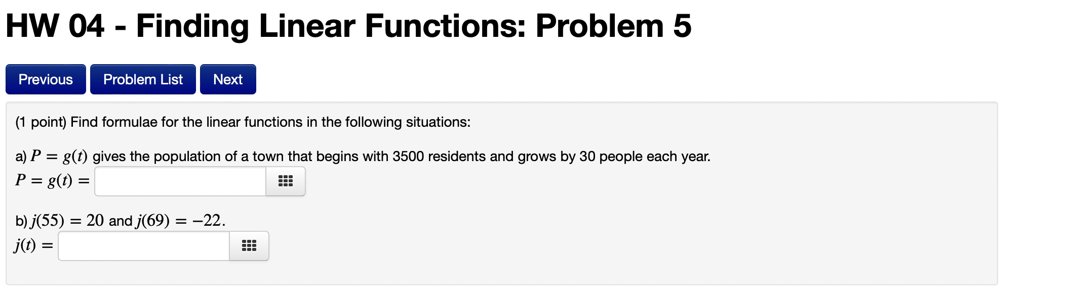 practice and problem solving exercises chapter 5 linear functions