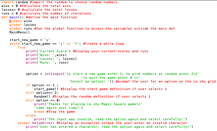 I need a full flowchart made for this python code. I | Chegg.com