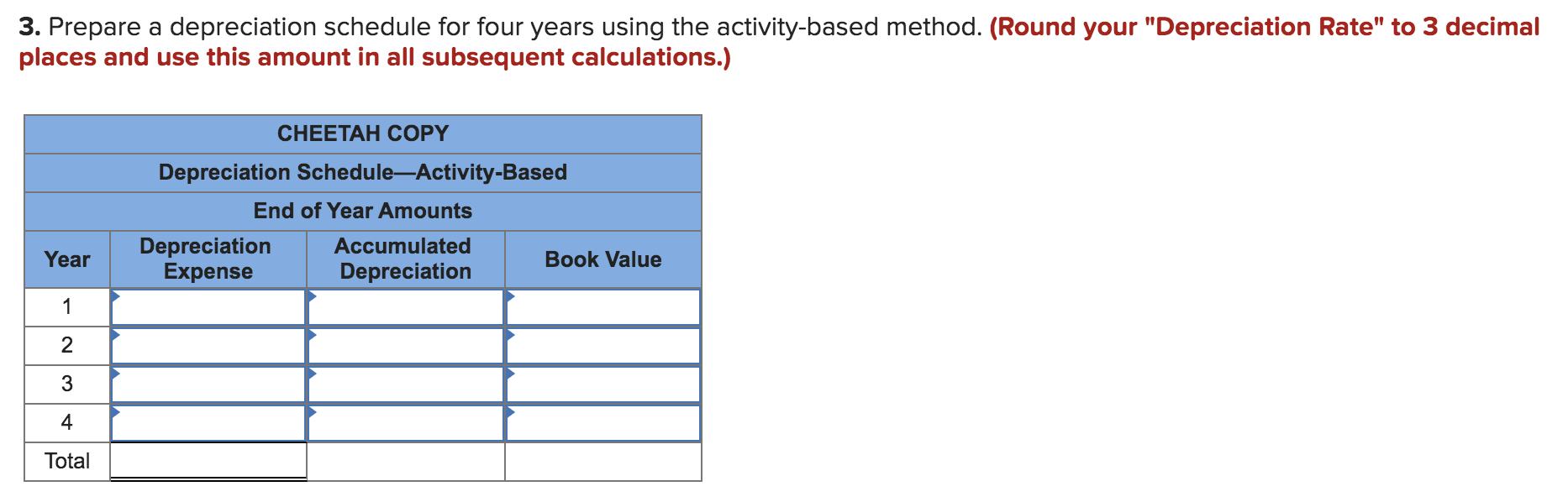 solved depreciation: multiple choice estimates the... Solved Problem 7-5B Determine depreciation under three | Chegg.com