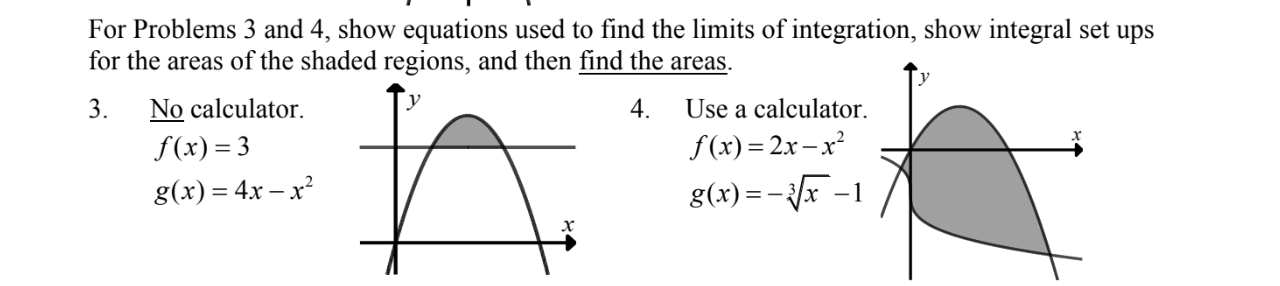 Solved How do I find the limits of integration using only 2 | Chegg.com