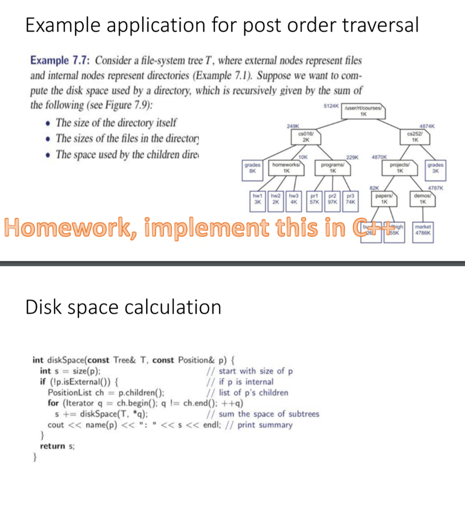 postorder traversal java program | javabypatel: data... 1. Implement post order tree-traversal to compute the | Chegg.com