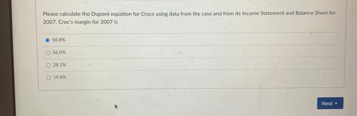 Crocs income statement online