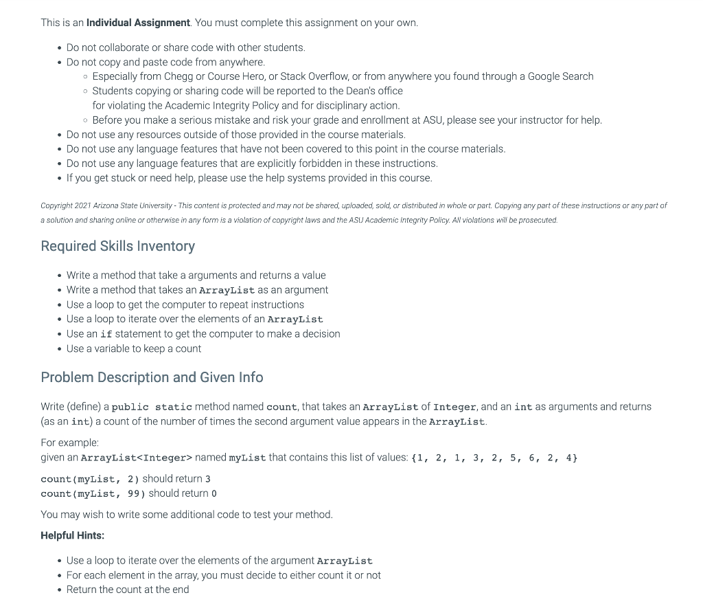 where to find assignment limitation code