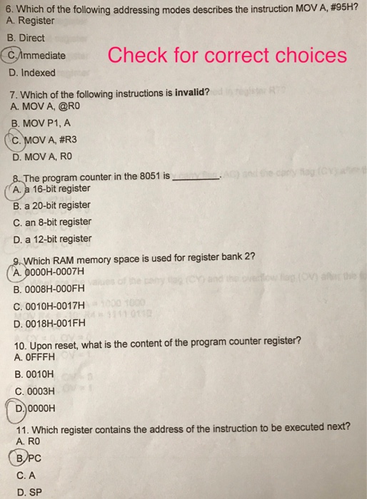 Solved 1. A microprocessor always has which of the following
