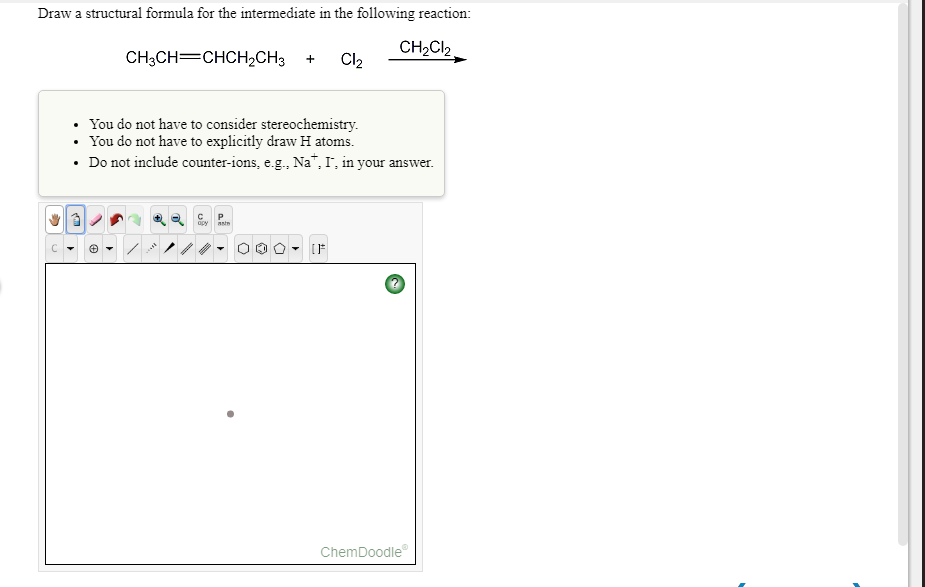 solved-draw-a-structural-formula-for-the-intermediate-in-the-chegg