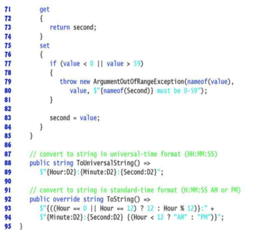 Solved Provide Code in C# pleas 10.4 (Modifying the Internal | Chegg.com