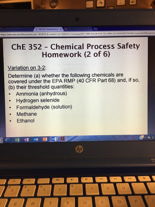 Solved Determine whether the following chemicals are | Chegg.com