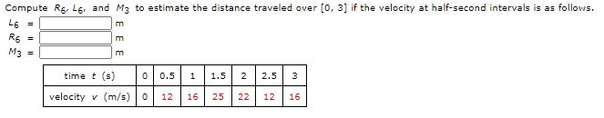 Distance R M3 Solved Compute R$ 46, and M3 to estimate the distance | Chegg.com
