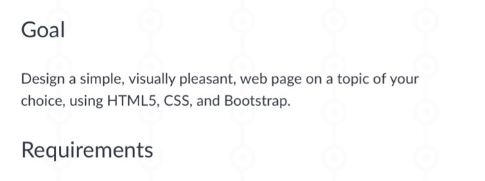 Solved i need to build a simple web site using bootstrap | Chegg.com