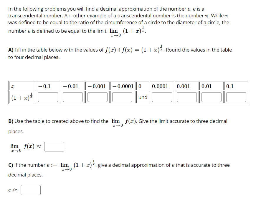 Solved In the following problems you will find a decimal | Chegg.com