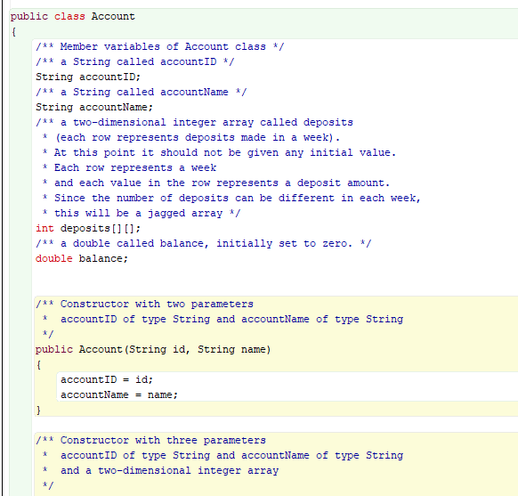 Convert the following java code for a banking | Chegg.com