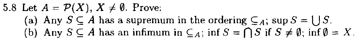 Solved 5 8 Let A P X X 0 Prove A Any S C A Has A Chegg Com