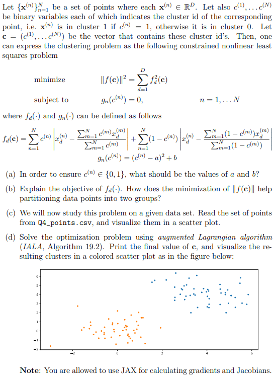 Solved Clustering is a widely used unsupervised learning | Chegg.com