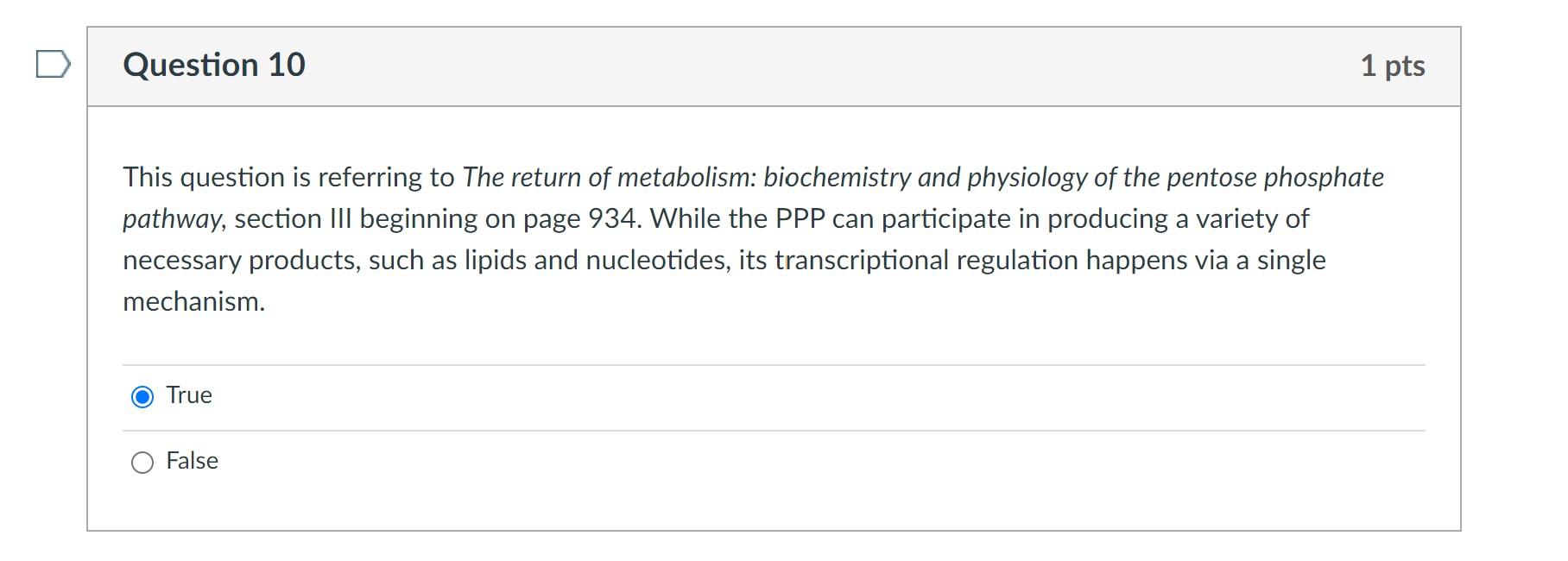 Solved Question 10 1 pts This question is referring to The | Chegg.com