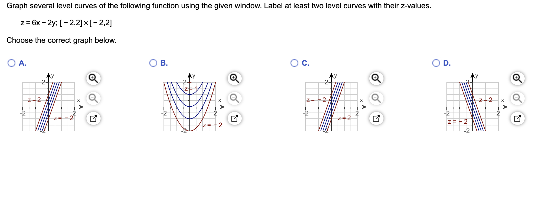 Graph Several Level Curves Of The Following Function Chegg Com