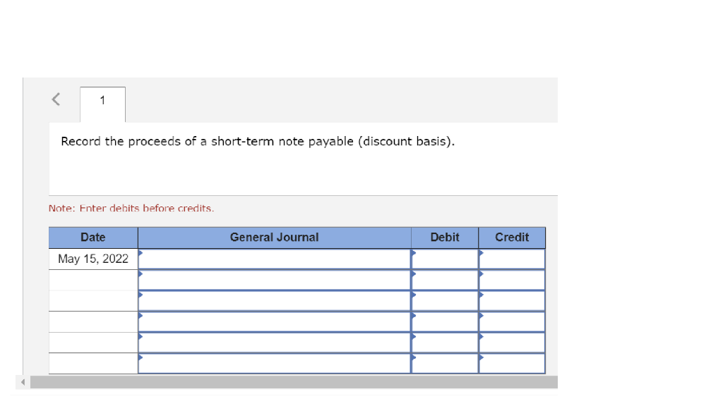 Solved Exercise 7-7 (Algo) Notes Payable-discount Basis LO | Chegg.com