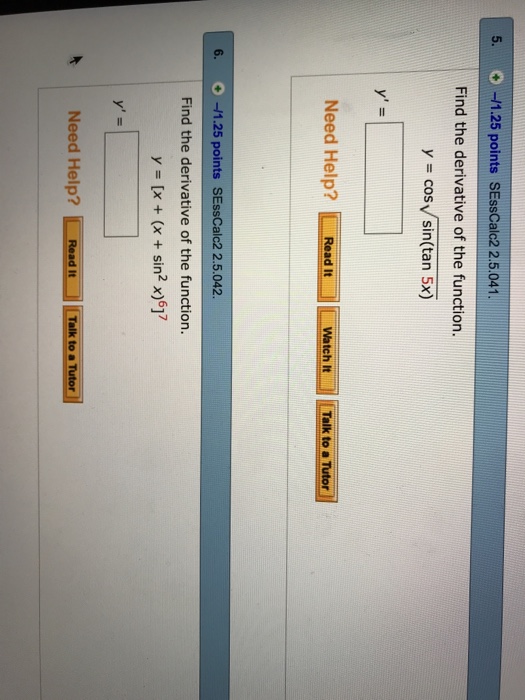 derivative of cos xy )= sin x y