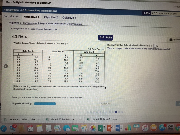 Solved Math 54 Hybrid Monday Fall 2018 SMC Homework: 4.3 | Chegg.com
