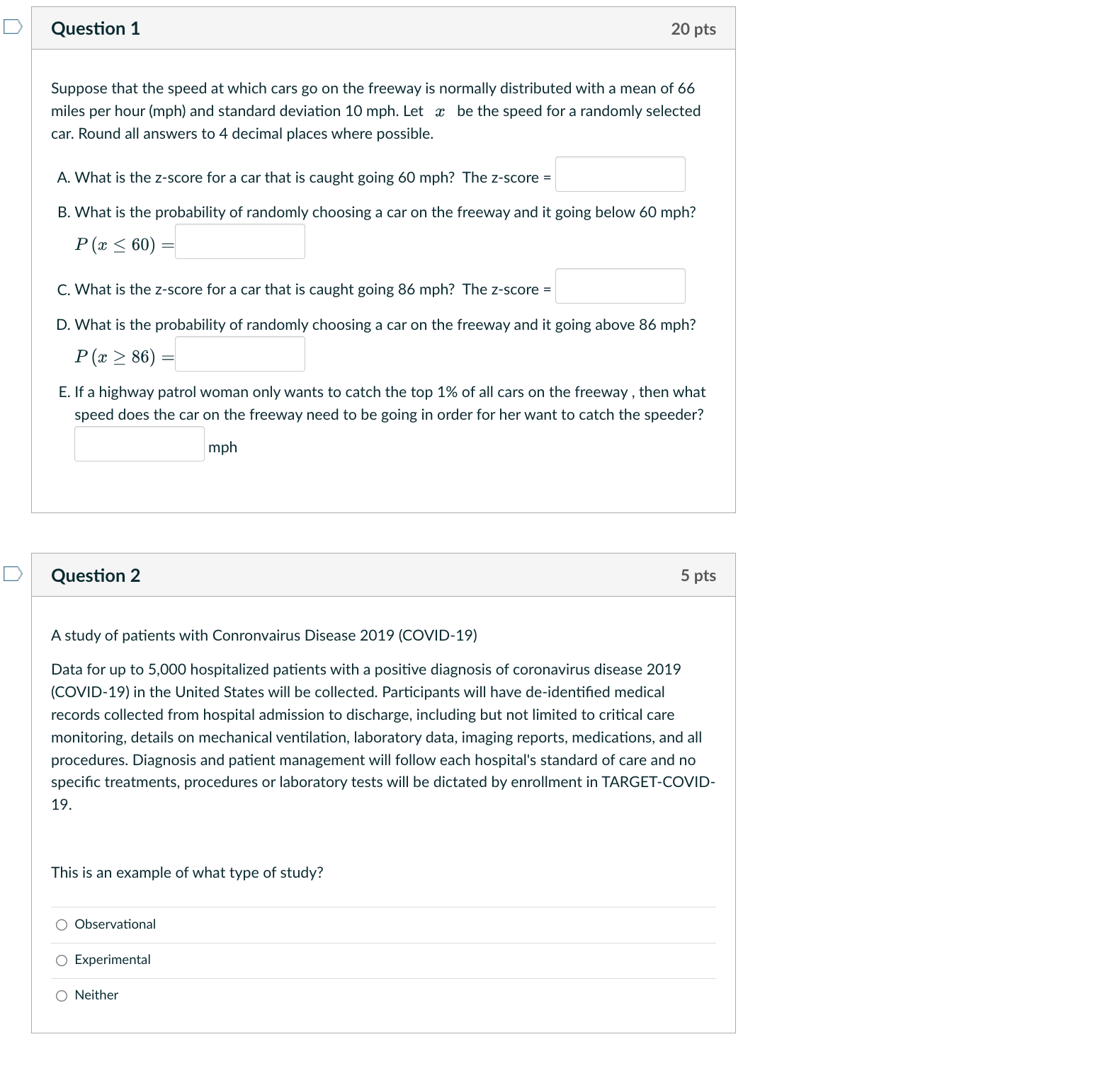 Solved Suppose that the speed at which cars go on the | Chegg.com