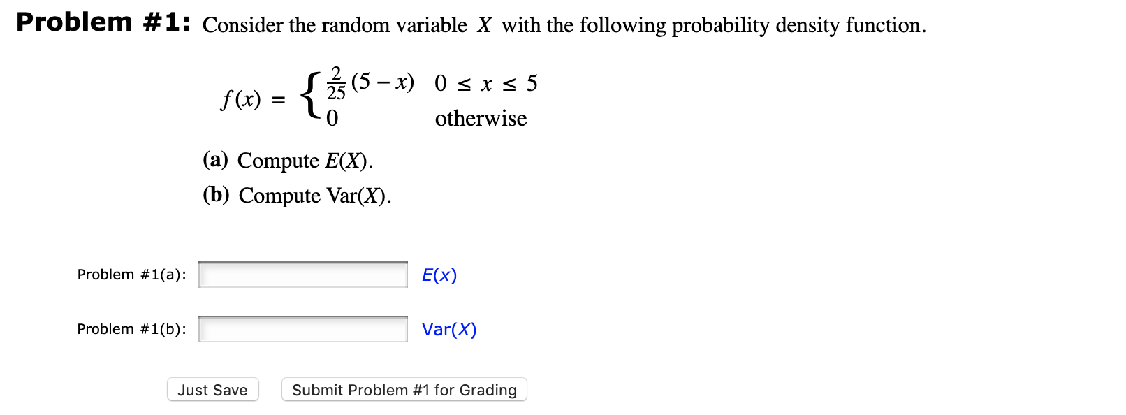 Solved Problem #1: Consider the random variable X with the | Chegg.com
