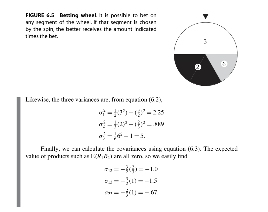 9. (Betting wheel) Consider a general betting wheel