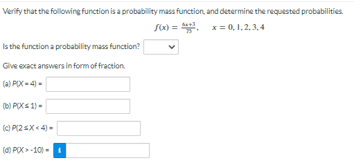 Solved Verify that the following function is a probability | Chegg.com