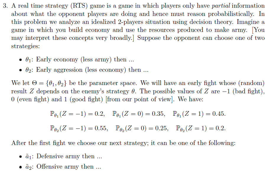 Solved A real time strategy (RTS) game is a game in which | Chegg.com